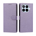 For Xiaomi 17T Case Silk Texture PU Leather Wallet Flip Stand Phone Cover with Wrist Strap