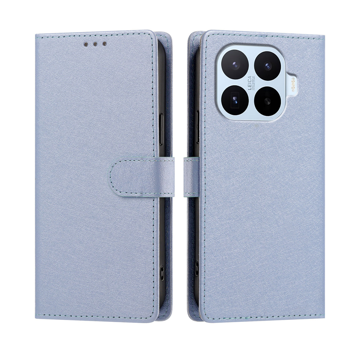 For Xiaomi 17T Case Silk Texture PU Leather Wallet Flip Stand Phone Cover with Wrist Strap