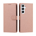 Til Samsung Galaxy A36 5G / Galaxy A56 5G / Galaxy A37 5G cover med silketekstur, PU-læder, flip-stander og håndledsrem