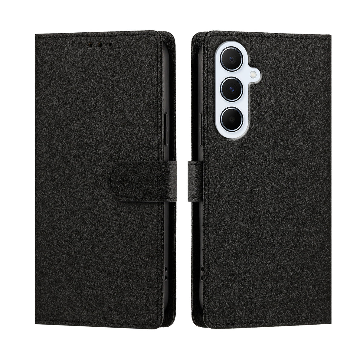 Til Samsung Galaxy A36 5G / Galaxy A56 5G / Galaxy A37 5G cover med silketekstur, PU-læder, flip-stander og håndledsrem
