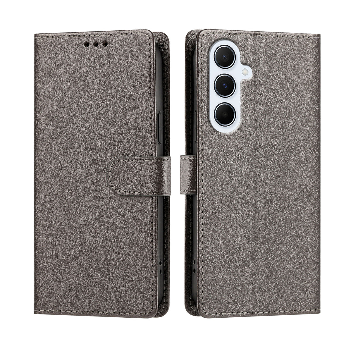 Til Samsung Galaxy A36 5G / Galaxy A56 5G / Galaxy A37 5G cover med silketekstur, PU-læder, flip-stander og håndledsrem
