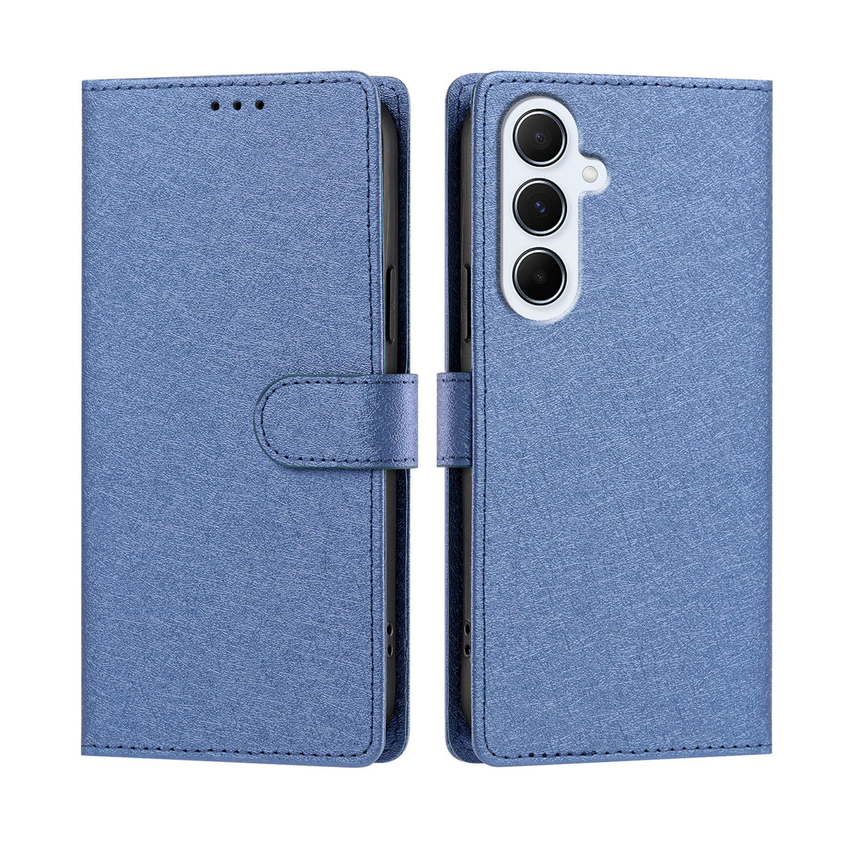 Til Samsung Galaxy A36 5G / Galaxy A56 5G / Galaxy A37 5G cover med silketekstur, PU-læder, flip-stander og håndledsrem