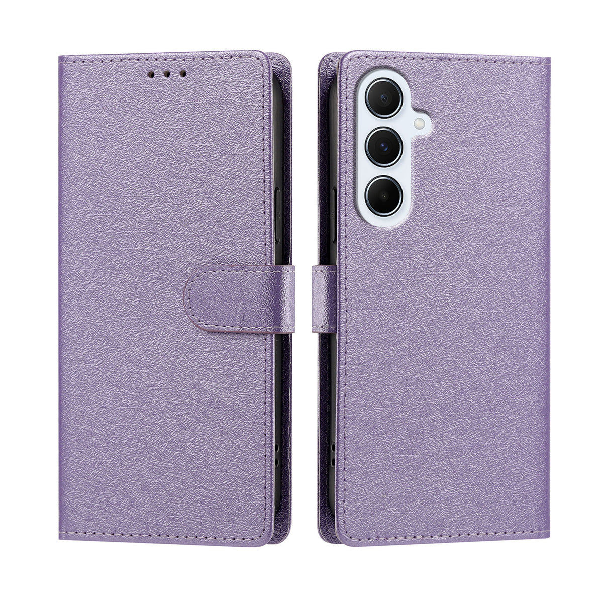 Til Samsung Galaxy A36 5G / Galaxy A56 5G / Galaxy A37 5G cover med silketekstur, PU-læder, flip-stander og håndledsrem
