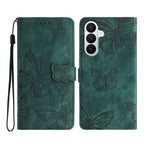 Til Samsung Galaxy S26 FE Cover Sommerfugledesign Flip Wallet Læder Telefoncover Skin-Touch