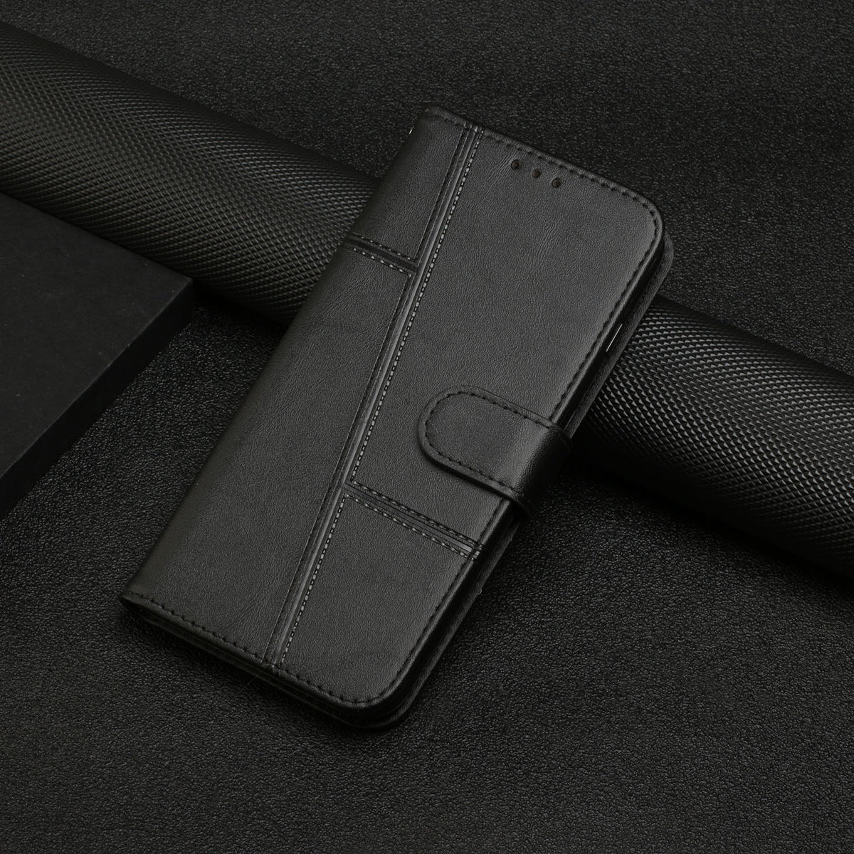 For Xiaomi Redmi 17 5G / Xiaomi Redmi 17 4G Leather Phone Case  Foldable Stand Wallet Flip Cover with Strap