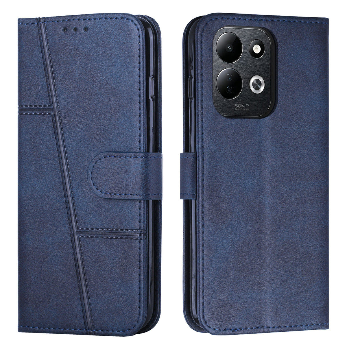 For Xiaomi Redmi 17 5G / Xiaomi Redmi 17 4G Leather Phone Case  Foldable Stand Wallet Flip Cover with Strap