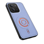 WANLONFENG magnetisk KJB-serieetui til Xiaomi Poco C85 4G (171 mm) / Xiaomi Redmi 15C 4G (Global) (171 mm), stødsikkert mobilcover i PC+TPU med tekstilstruktur