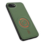 WANLONFENG for iPhone 16e / iPhone 17e KJB Series Magnetic Case Tech Fabric Texture PC+TPU Shockproof Phone Cover