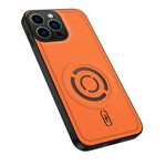WANLONFENG for iPhone 16 Pro KJB Series Magnetic Case Tech Fabric Texture PC+TPU Shockproof Phone Cover