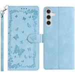 Til Samsung Galaxy S26 FE Cover Haverelief PU Læder Pung Telefoncover med Håndledsrem