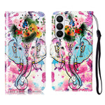 For Samsung Galaxy S26 FE Case Pattern Leather Wallet Phone Cover with Strap