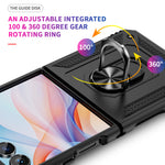 For Samsung Galaxy Z Flip8 Case PC + TPU Phone Cover with Kickstand