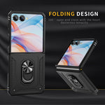 For Samsung Galaxy Z Flip8 Case PC + TPU Phone Cover with Kickstand