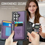 CASEME for Samsung Galaxy Z Fold8 Ultra Magnetic Case ME80 Series Leather PC TPU Phone Cover with Detachable Wallet