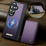 CASEME for Samsung Galaxy Z Fold8 Ultra Magnetic Case ME80 Series Leather PC TPU Phone Cover with Detachable Wallet