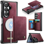 CASEME for Samsung Galaxy Z Fold8 Ultra Magnetic Case ME80 Series Leather PC TPU Phone Cover with Detachable Wallet