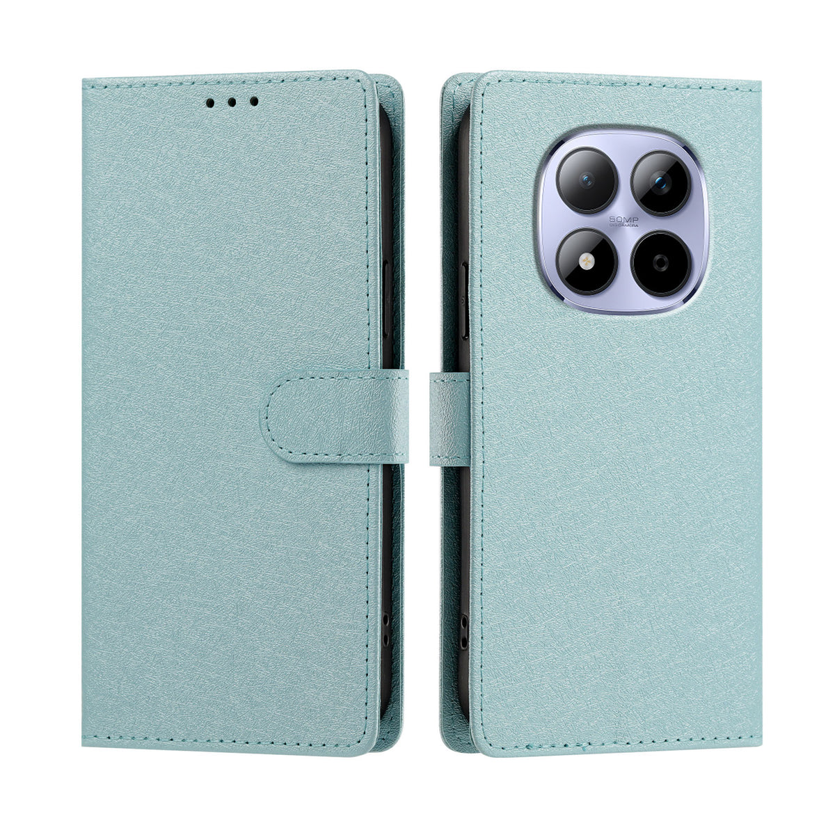 For Xiaomi Redmi Note 15 Pro 5G (Global) Case Silk Texture PU Leather Wallet Flip Stand Phone Cover with Wrist Strap