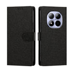 For Xiaomi Redmi Note 15 Pro 5G (Global) Case Silk Texture PU Leather Wallet Flip Stand Phone Cover with Wrist Strap