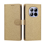 For Xiaomi Redmi Note 15 Pro 5G (Global) Case Silk Texture PU Leather Wallet Flip Stand Phone Cover with Wrist Strap