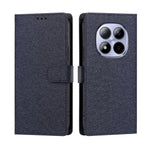 For Xiaomi Redmi Note 15 Pro 5G (Global) Case Silk Texture PU Leather Wallet Flip Stand Phone Cover with Wrist Strap