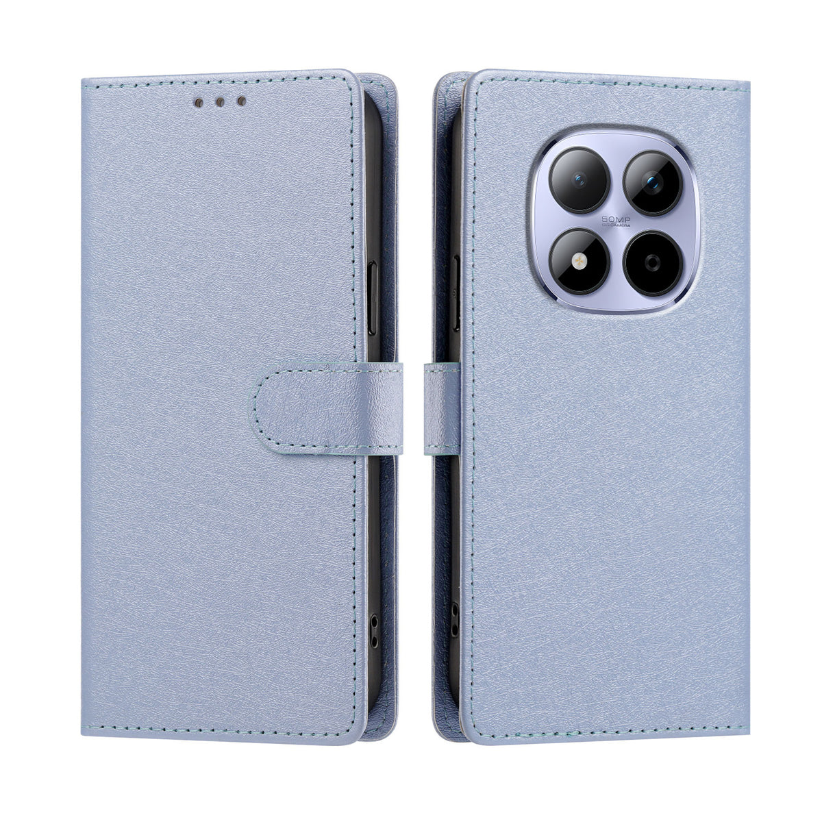 For Xiaomi Redmi Note 15 Pro 5G (Global) Case Silk Texture PU Leather Wallet Flip Stand Phone Cover with Wrist Strap