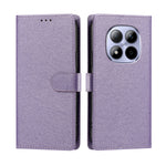 For Xiaomi Redmi Note 15 Pro 4G (Global) Case Silk Texture PU Leather Wallet Flip Stand Phone Cover with Wrist Strap