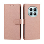 Xiaomi Poco M8 5G / Xiaomi Redmi Note 15 4G (Global) / Xiaomi Redmi Note 15 5G (Global) fodral Silkestextur PU-läder plånbok fällbart stativ mobilskal med handledsrem