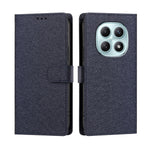 Xiaomi Poco M8 5G / Xiaomi Redmi Note 15 4G (Global) / Xiaomi Redmi Note 15 5G (Global) fodral Silkestextur PU-läder plånbok fällbart stativ mobilskal med handledsrem