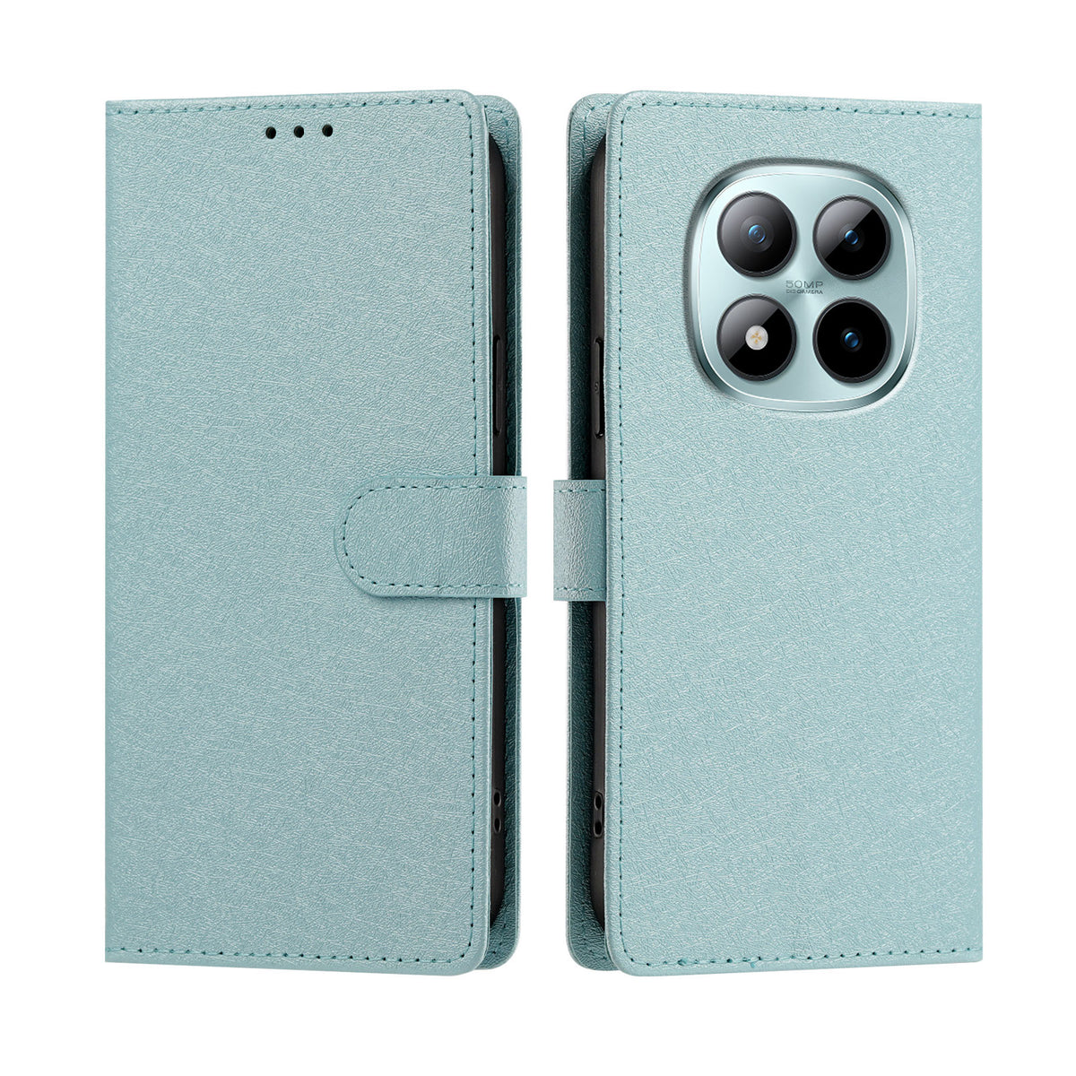 For Xiaomi Poco M8 Pro 5G / Xiaomi Redmi Note 15 Pro+ 5G (Global) Case Silk Texture PU Leather Wallet Flip Stand Phone Cover with Wrist Strap