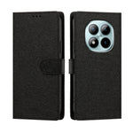 For Xiaomi Poco M8 Pro 5G / Xiaomi Redmi Note 15 Pro+ 5G (Global) Case Silk Texture PU Leather Wallet Flip Stand Phone Cover with Wrist Strap