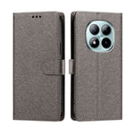 For Xiaomi Poco M8 Pro 5G / Xiaomi Redmi Note 15 Pro+ 5G (Global) Case Silk Texture PU Leather Wallet Flip Stand Phone Cover with Wrist Strap