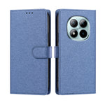 For Xiaomi Poco M8 Pro 5G / Xiaomi Redmi Note 15 Pro+ 5G (Global) Case Silk Texture PU Leather Wallet Flip Stand Phone Cover with Wrist Strap