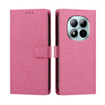 For Xiaomi Poco M8 Pro 5G / Xiaomi Redmi Note 15 Pro+ 5G (Global) Case Silk Texture PU Leather Wallet Flip Stand Phone Cover with Wrist Strap