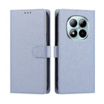 For Xiaomi Poco M8 Pro 5G / Xiaomi Redmi Note 15 Pro+ 5G (Global) Case Silk Texture PU Leather Wallet Flip Stand Phone Cover with Wrist Strap