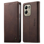 DIERFENG DF-019 for Xiaomi Redmi 17 4G  /  Redmi 17 5G Leather Wallet Case Magnetic Flip Cover with Card Slots RFID Blocking