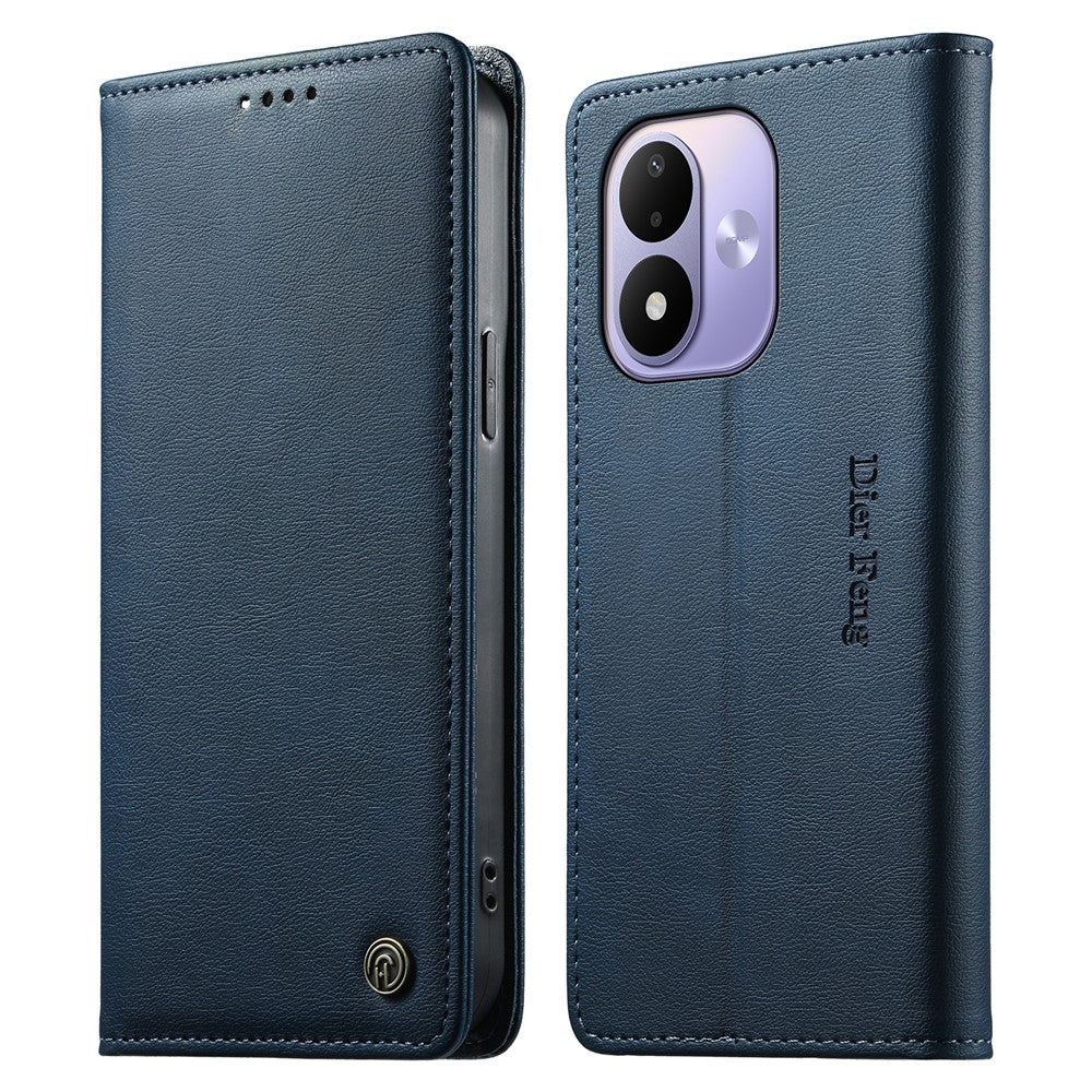 DIERFENG DF-019 for Xiaomi Redmi Note 17 4G (Global) / Note 17 5G (Global) / Note 17 (India / China) 5G Leather Wallet Case Magnetic Flip Cover with Card Slots RFID Blocking