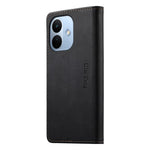DIERFENG DF-019 for Xiaomi Redmi Note 17 Pro Max 5G Leather Wallet Case Magnetic Flip Cover with Card Slots RFID Blocking