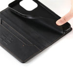 DIERFENG DF-019 for Xiaomi Redmi Note 17 Pro Max 5G Leather Wallet Case Magnetic Flip Cover with Card Slots RFID Blocking