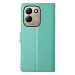 For Xiaomi Redmi 17 4G  /  Redmi 17 5G Wallet Case Butterfly Floral Imprint PU Leather Phone Cover with Wrist Strap