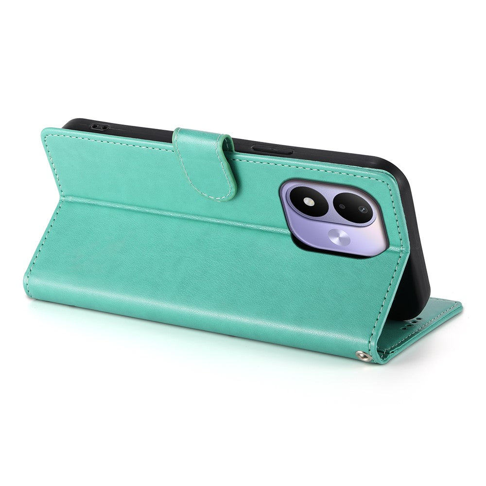 Xiaomi Redmi Note 17 4G (Global) / Note 17 5G (Global) / Note 17 (Indien/Kina) 5G Plånboksfodral PU-läder med fjärilsmönster och handledsrem