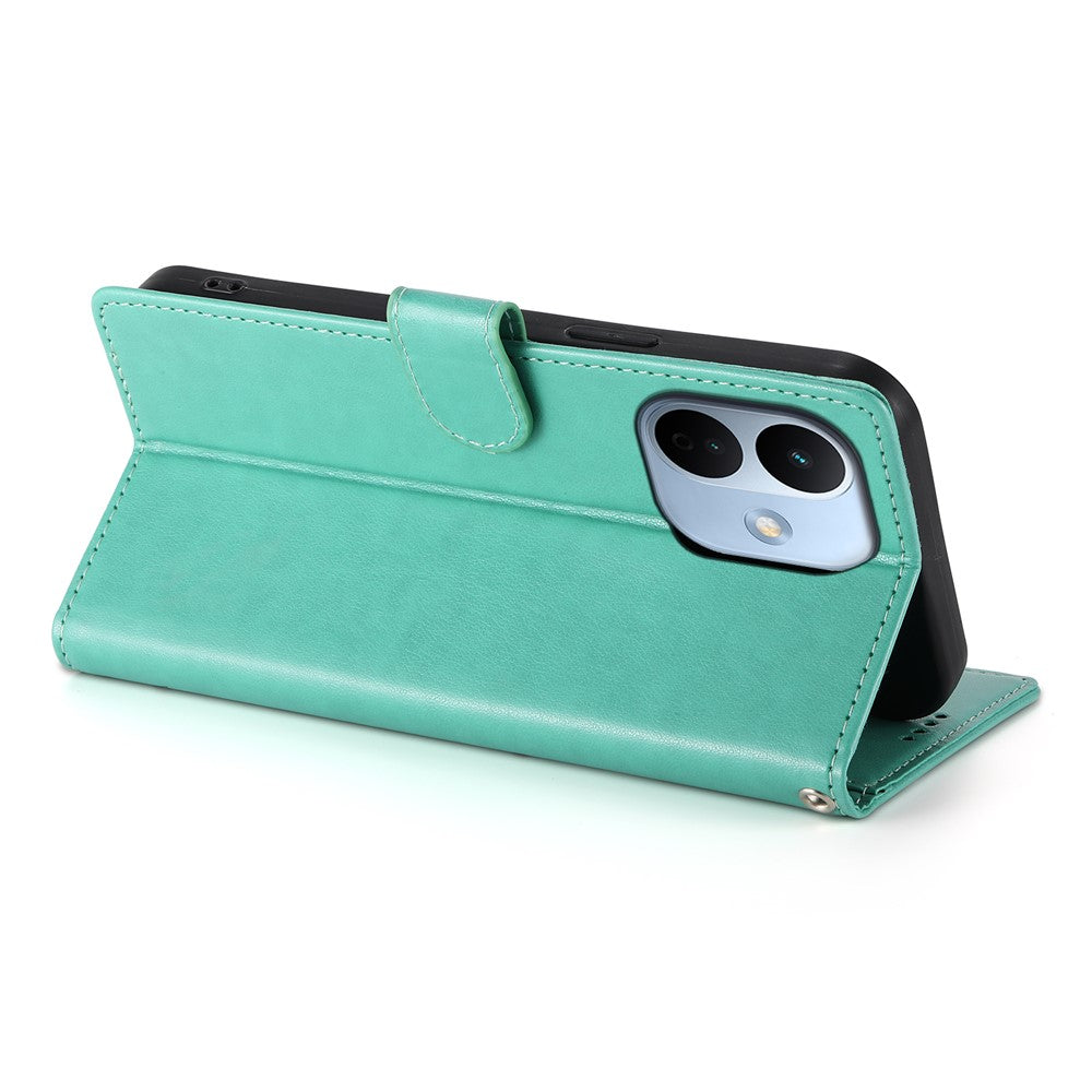 For Xiaomi Redmi Note 17 Pro 5G Wallet Case Butterfly Floral Imprint PU Leather Phone Cover with Wrist Strap
