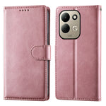 For Xiaomi Redmi 17 4G  /  Redmi 17 5G Case Stand Wallet Calf Texture PU Leather Flip Phone Cover with Wrist Strap