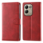 For Xiaomi Redmi 17 4G  /  Redmi 17 5G Case Stand Wallet Calf Texture PU Leather Flip Phone Cover with Wrist Strap