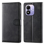 For Xiaomi Redmi Note 17 4G (Global) / Note 17 5G (Global) / Note 17 (India / China) 5G Case Stand Wallet Calf Texture PU Leather Flip Phone Cover with Wrist Strap