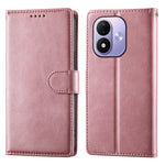 For Xiaomi Redmi Note 17 4G (Global) / Note 17 5G (Global) / Note 17 (India / China) 5G Case Stand Wallet Calf Texture PU Leather Flip Phone Cover with Wrist Strap