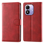 For Xiaomi Redmi Note 17 4G (Global) / Note 17 5G (Global) / Note 17 (India / China) 5G Case Stand Wallet Calf Texture PU Leather Flip Phone Cover with Wrist Strap