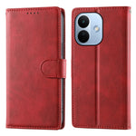 For Xiaomi Redmi Note 17 Pro 5G Case Stand Wallet Calf Texture PU Leather Flip Phone Cover with Wrist Strap