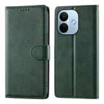 For Xiaomi Redmi Note 17 Pro 5G Case Stand Wallet Calf Texture PU Leather Flip Phone Cover with Wrist Strap