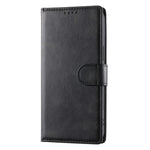 For Xiaomi Redmi Note 17 Pro Max 5G Case Stand Wallet Calf Texture PU Leather Flip Phone Cover with Wrist Strap