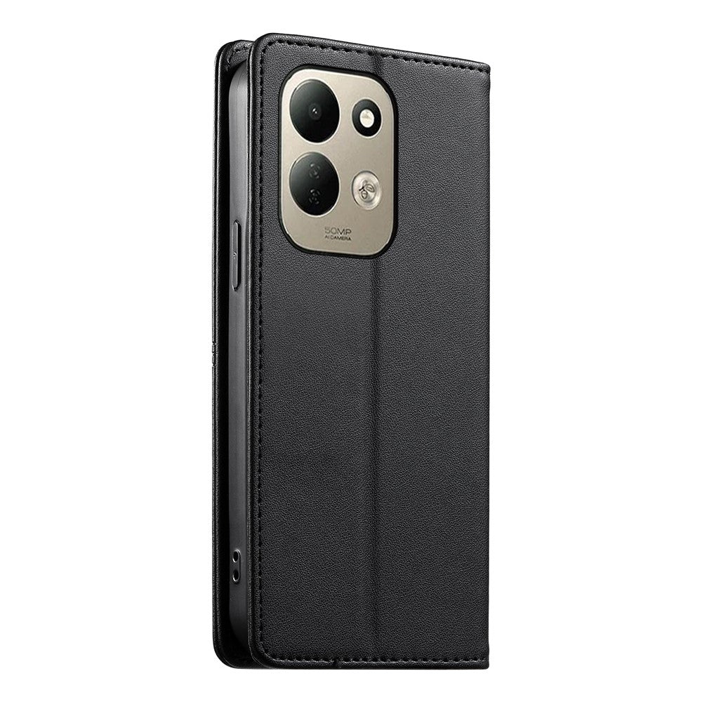 For Xiaomi Redmi 17 4G  /  Redmi 17 5G Wallet Stand Case Line Splicing TPU PU Leather Phone Cover